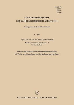 Einsatz von künstlichen Eiweißfasern in Mischung mit Wolle und Kaninhaar zur Herstellung von Hutfilzen