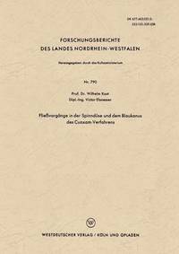 bokomslag Fliessvorgange in der Spinnduse und dem Blaukonus des Cuoxam-Verfahrens