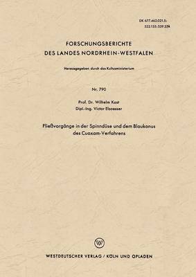 bokomslag Fließvorgänge in der Spinndüse und dem Blaukonus des Cuoxam-Verfahrens