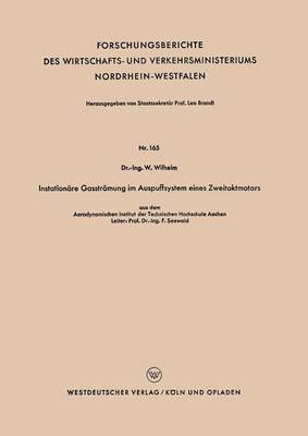 bokomslag Instationäre Gasströmung im Auspuffsystem eines Zweitaktmotors