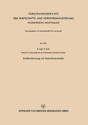 Straßenfahrzeuge mit Gasturbinenantrieb