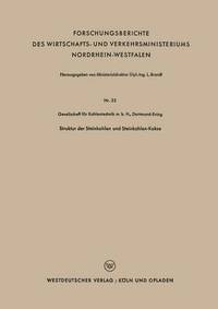 bokomslag Struktur Der Steinkohlen Und Steinkohlen-Kokse