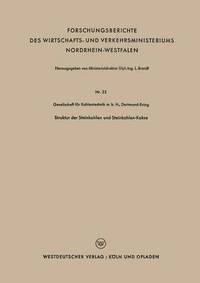 bokomslag Struktur der Steinkohlen und Steinkohlen-Kokse