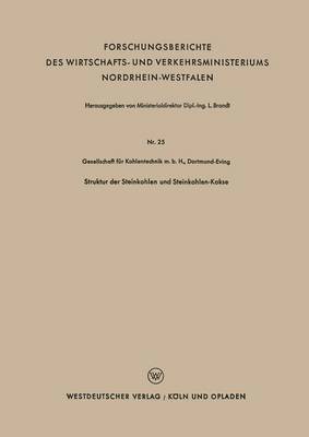 bokomslag Struktur der Steinkohlen und Steinkohlen-Kokse