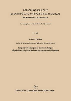 Temperaturmessungen an einem einstufigen, luftgekuhlten 4-Zylinder-Kolbenkompressor mit Kuhlgeblase 1