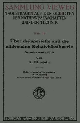 bokomslag Über die spezielle und die allgemeine Relativitätstheorie