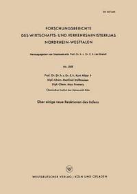 bokomslag Über einige neue Reaktionen des Indens