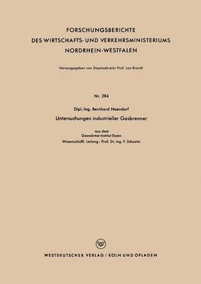 Untersuchungen Industrieller Gasbrenner