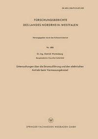 bokomslag Untersuchungen ber die Stromzufhrung und den elektrischen Antrieb beim Vermessungskreisel