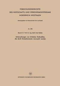 bokomslag Untersuchungen Von Kritischen Drehzahlen, Die Durch Kreiselmomente Verursacht Werden