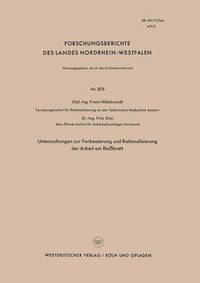 bokomslag Untersuchungen zur Verbesserung und Rationalisierung der Arbeit am Reißbrett