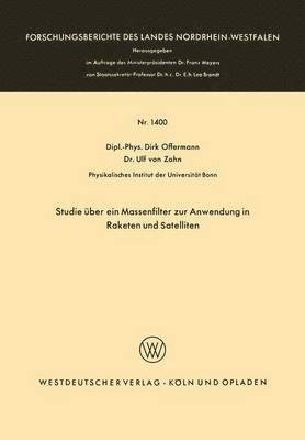 Studie über ein Massenfilter zur Anwendung in Raketen und Satelliten