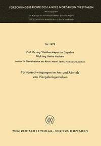 bokomslag Torsionsschwingungen im An- und Abtrieb von Viergelenkgetrieben