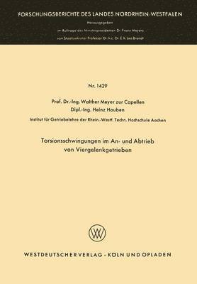 Torsionsschwingungen im An- und Abtrieb von Viergelenkgetrieben