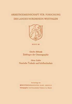 bokomslag Zeitfragen Der Ozeanographie. Nautische Technik Und Schiffssicherheit