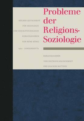 bokomslag Probleme der Religionssoziologie