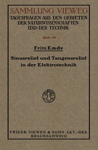 bokomslag Sinusrelief und Tangensrelief in der Elektrotechnik