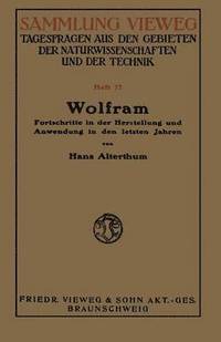 bokomslag Wolfram