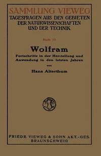 bokomslag Wolfram