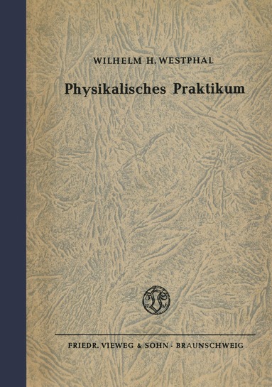 bokomslag Physikalisches Praktikum