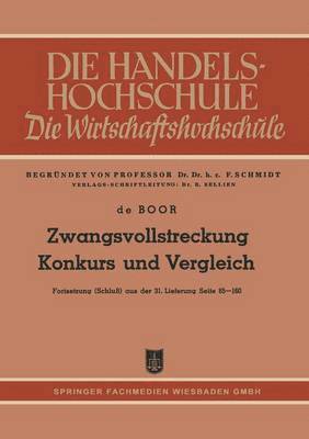 bokomslag Zwangsvollstreckung Konkurs und Vergleich