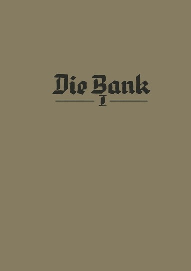 bokomslag Die Bank