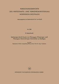 bokomslag Spitzengas durch Zusatz von Flussiggas- Wassergas- und Flussiggas-Generatorgas-Gemischen zu Stadtgas