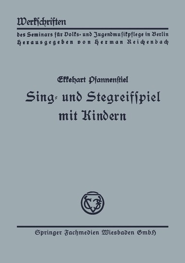 bokomslag Sing- und Stegreifspiel mit Kindern