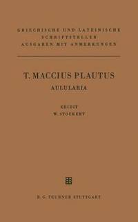 bokomslag T. Maccius Plautus Aulularia