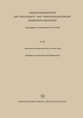 bokomslag Oxydation von Steinkohle mit Salpetersaure