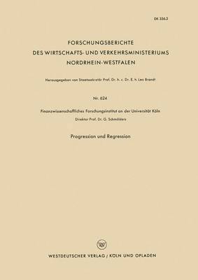 bokomslag Progression und Regression