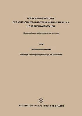 bokomslag Quellungs- und Entquellungsvorgnge bei Faserstoffen