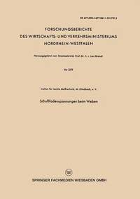 bokomslag Schußfadenspannungen beim Weben