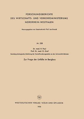 bokomslag Zur Frage der Unfälle im Bergbau