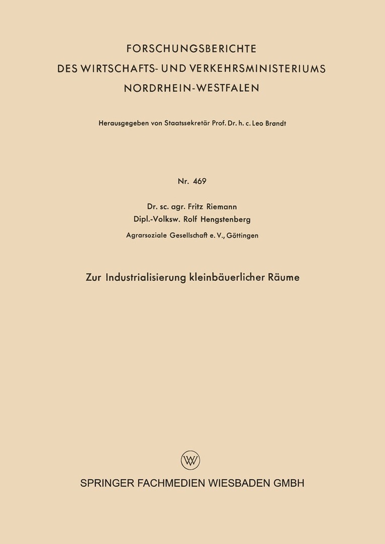 Zur Industrialisierung kleinbäuerlicher Räume