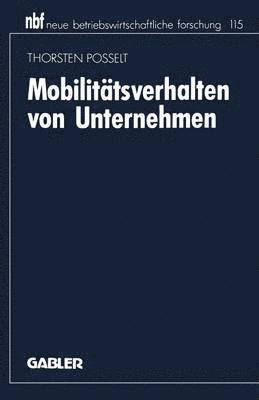 bokomslag Mobilittsverhalten von Unternehmen