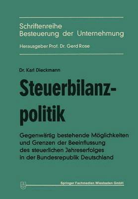 Steuerbilanzpolitik