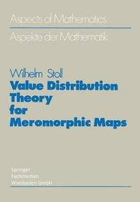 bokomslag Value Distribution Theory for Meromorphic Maps