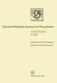 bokomslag Ribosomen Und Proteinbiosynthese: 256. Sitzung Am 7. Dezember 1977 in Düsseldorf