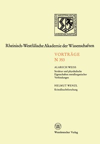 bokomslag Struktur und physikalische Eigenschaften metallorganischer Verbindungen. Kristallzuchtforschung