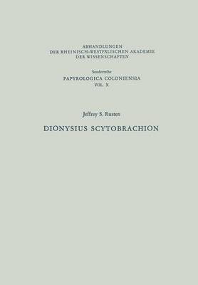 Jeffrey S. Rusten - Dionysius Scytobrachion, Häftad