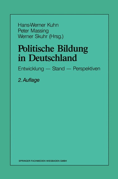 bokomslag Politische Bildung in Deutschland