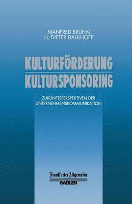 bokomslag Kulturförderung Kultursponsoring