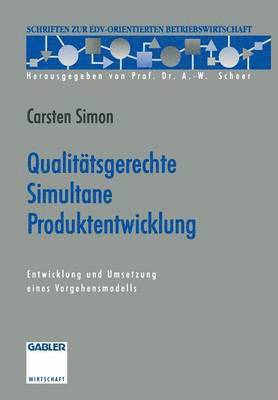 Qualittsgerechte Simultane Produktentwicklung 1