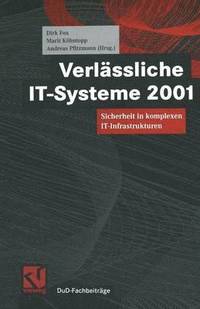 bokomslag Verlssliche IT-Systeme 2001