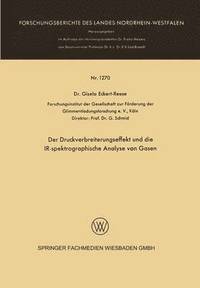 bokomslag Der Druckverbreiterungseffekt und die IR-spektrographische Analyse von Gasen