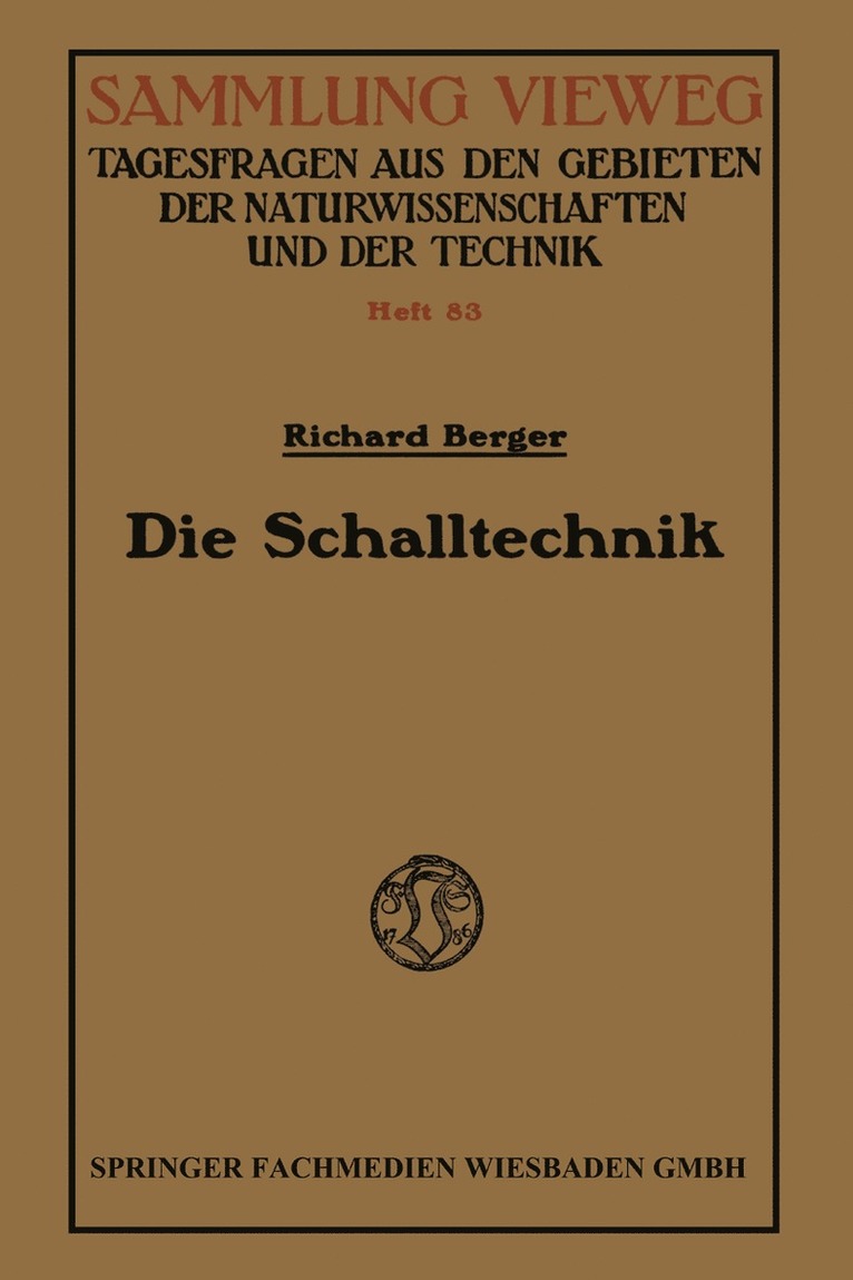 Die Schalltechnik