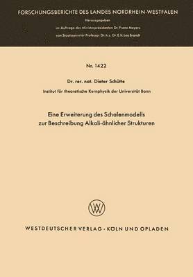 Eine Erweiterung des Schalenmodells zur Beschreibung Alkali-hnlicher Strukturen 1