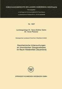 bokomslag Geochemische Untersuchungen an limonitischen Gangausbissen im Raum Niedersfeld (Sauerland)