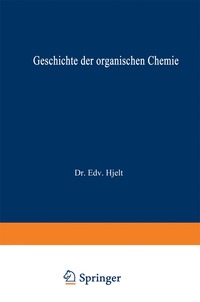 bokomslag Geschichte der Organischen Chemie